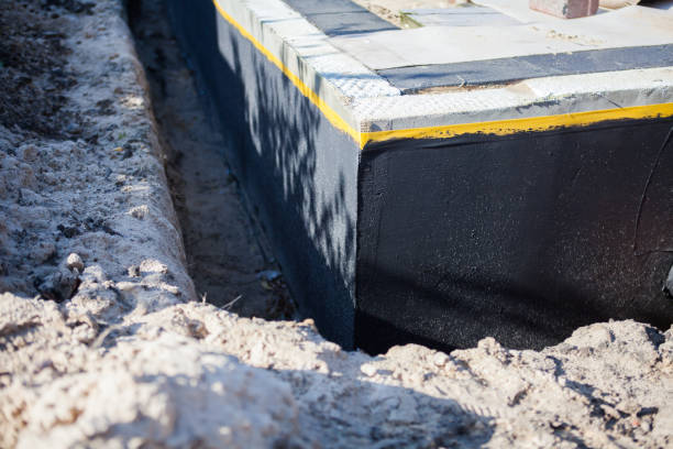Residential Interior Drainage System installation at a Selma, AL home by SJ Waterproofing Pros